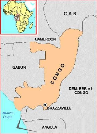 Kongo Karte