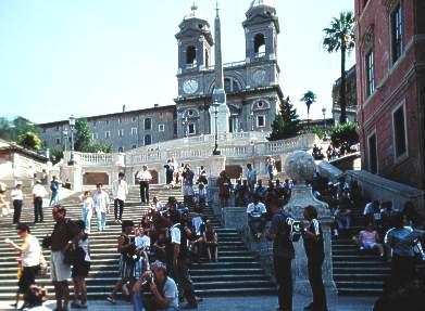Die Spanische Treppe in Rom